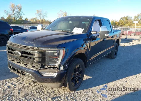 2022 Ford F-150 Platinum z USA, uszkodzony, nr VIN 1FTFW1ED5NFC17297